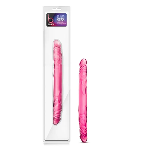 Consolador doble cabeza 14  Double Dildo - Pink BL110