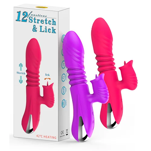 Vibrador Multiorgasmico de Silicon 12 Funciones de Movimiento 